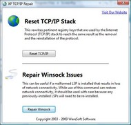 XP TCP/IP Repair screenshot